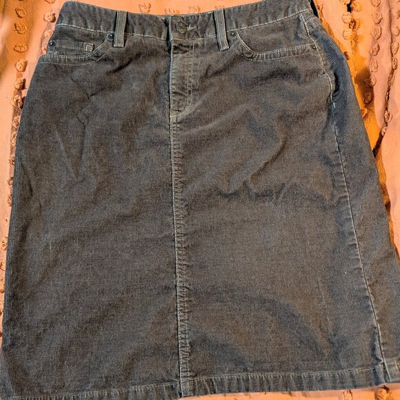 Vintage LL Bean Cord Skirt - Picture 1 of 3